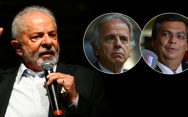 Luiz Inácio Lula da Silva, José Mucio e Flávio Dino