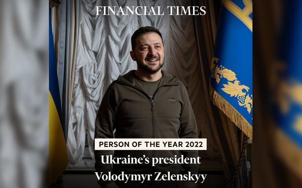 Financial Times elege Zelensky como homem do ano