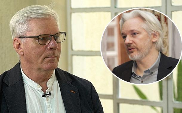 Krsting Hrafnsson e Julian Assange