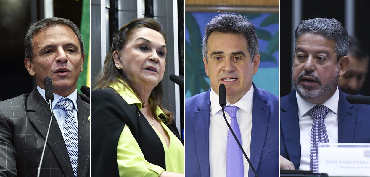 Márcio Bittar, Eliane e Ciro Nogueira e Arthur Lira