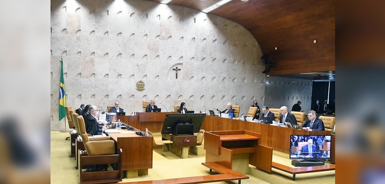 Sessão do Supremo Tribunal Federal sobre a legalidade do orçamento secreto