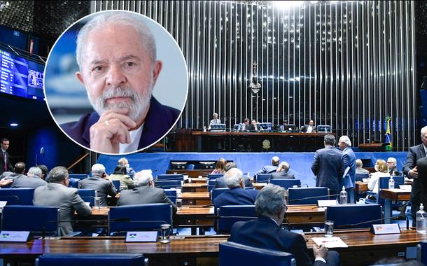 Luiz Inácio Lula da Silva e o plenário do Senado