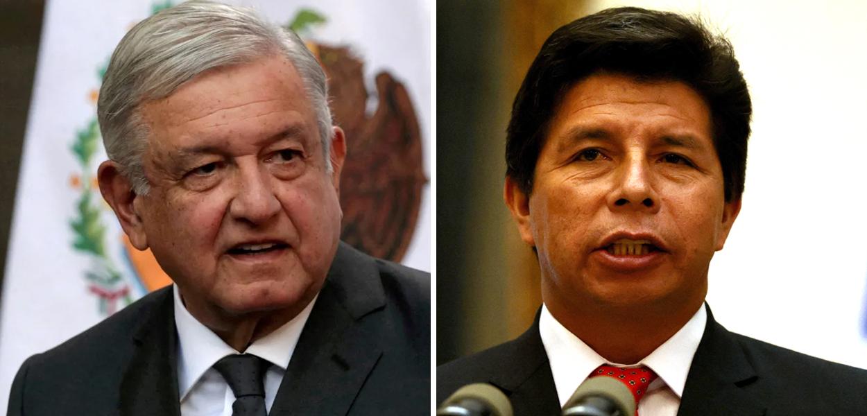 López Obrador e Pedro Castillo
