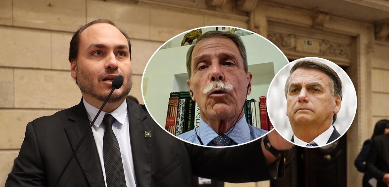 Carlos Bolsonaro, Paulo Chagas e Jair Bolsonaro