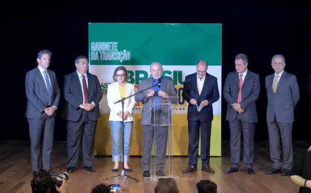 Haddad, Dino, Gleisi, Lula, Alckmin, Rui Costa e Múcio