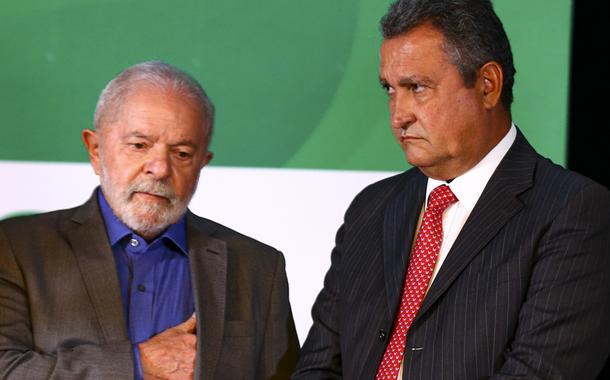 O presidente eleito, Luiz Inácio Lula da Silva, e o futuro ministro da Casa Civil, Rui Costa