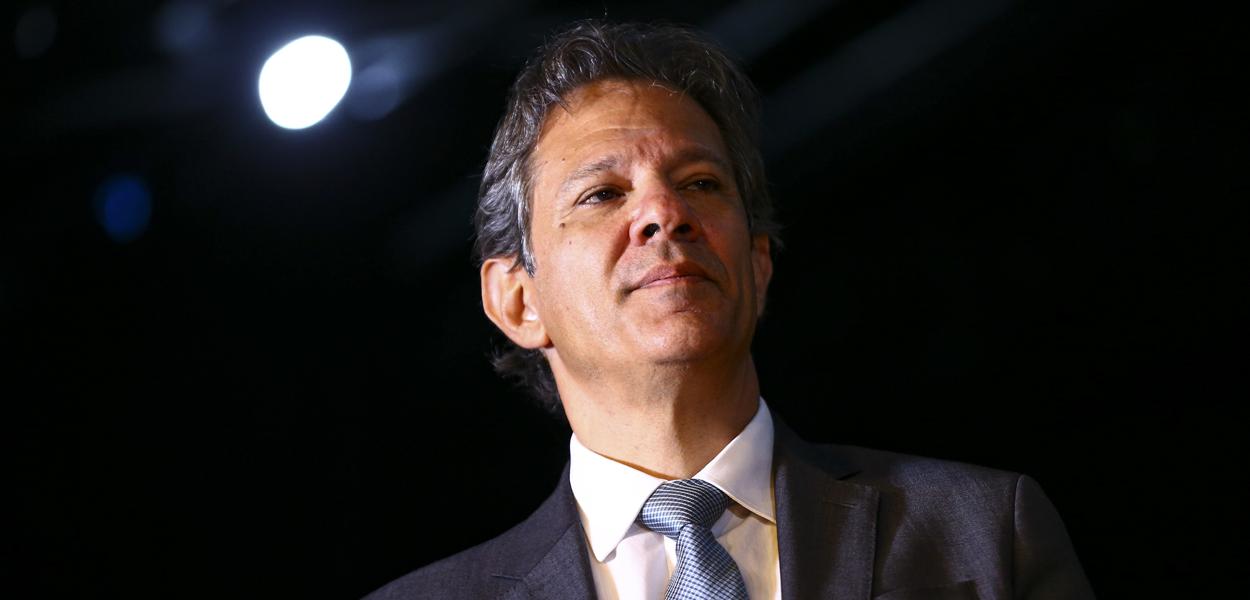 O futuro ministro da Fazenda, Fernando Haddad, durante anúncio de ministros no CCBB Brasília.  09/12/2022