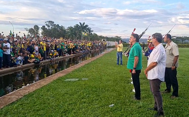 Jair Bolsonaro no Palácio do Alvorada - 11.12.2022