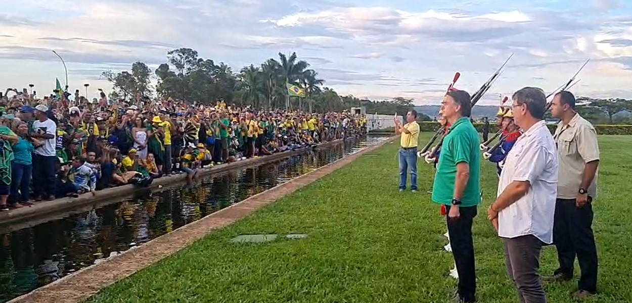 Jair Bolsonaro no Palácio do Alvorada - 11.12.2022