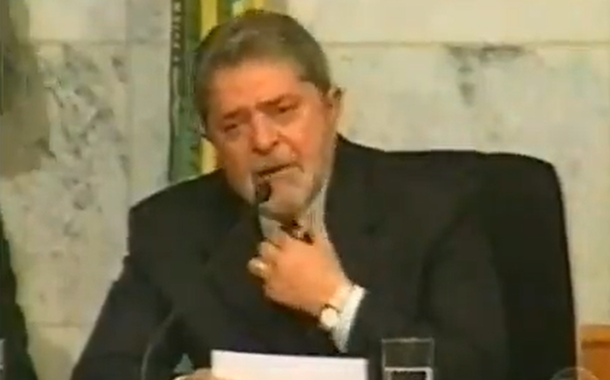 Luiz Inácio Lula da Silva durante diplomação como presidente da República em 2022