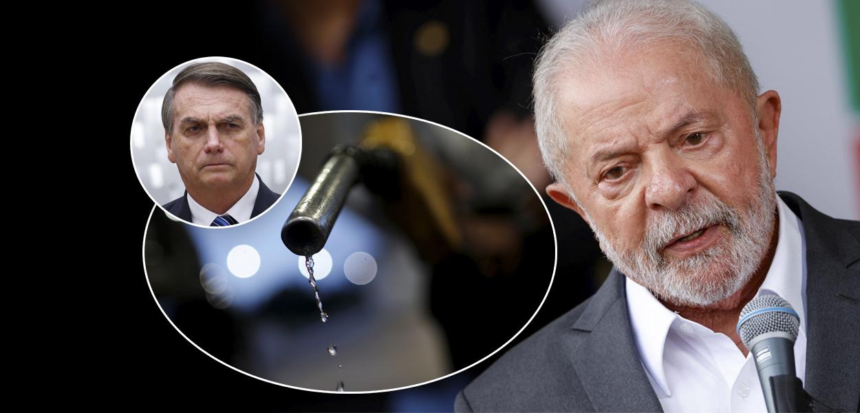 Bolsonaro, bomba de gasolina e Lula