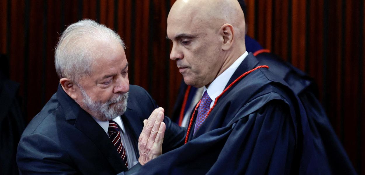 Luiz Inácio Lula da Silva e Alexandre de Moraes