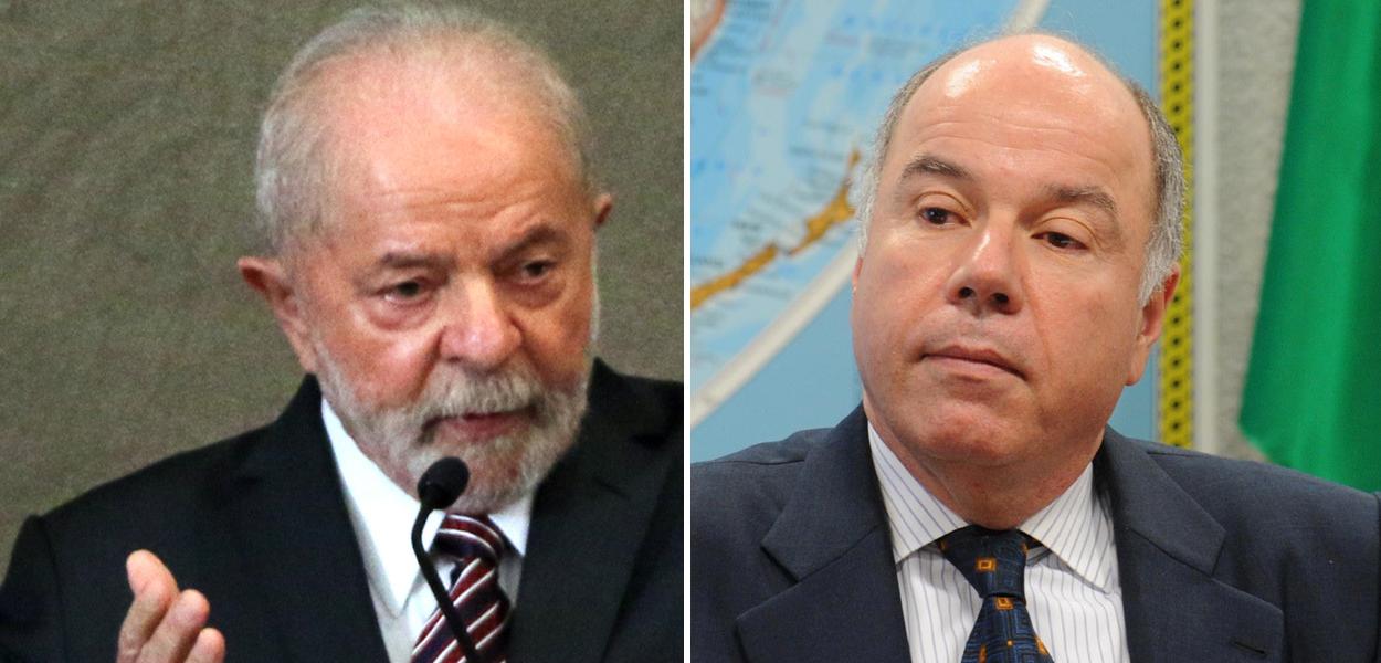 Luiz Inácio Lula da Silva e Mauro Vieira