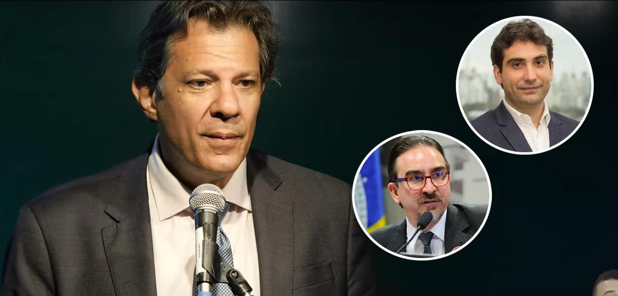 Fernando Haddad, Bernard Appy e Gabriel Galípolo