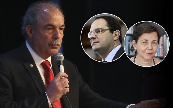 Aloizio Mercadante, Nelson Barbosa e Tereza Campello