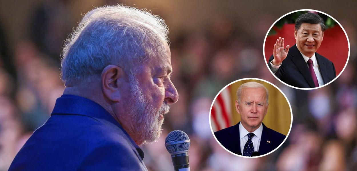 Luiz Inácio Lula da Silva, Joe Biden e Xi Jinping