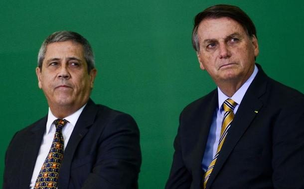 Braga Netto e Jair Bolsonaro