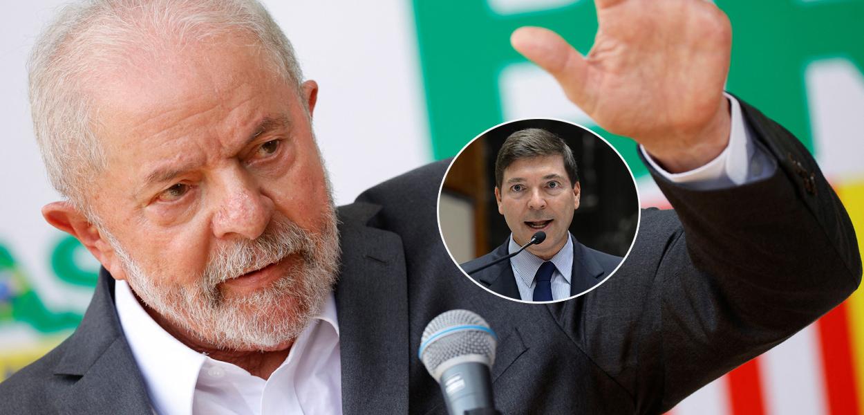 Luiz Inácio Lula da Silva (à esq.) e Josué Gomes