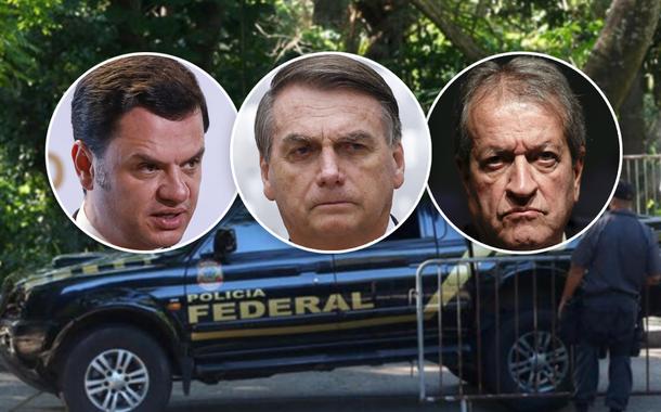 Anderson Torres, Jair Bolsonaro e Valdemar Costa Neto