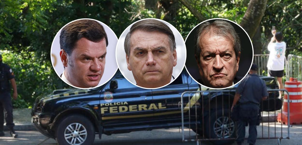 Anderson Torres, Jair Bolsonaro e Valdemar Costa Neto