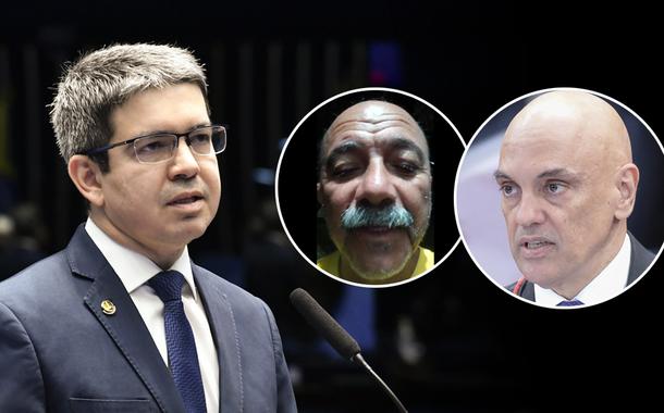Randolfe Rodrigues, Antônio José Santos Saraiva e Alexandre de Moraes