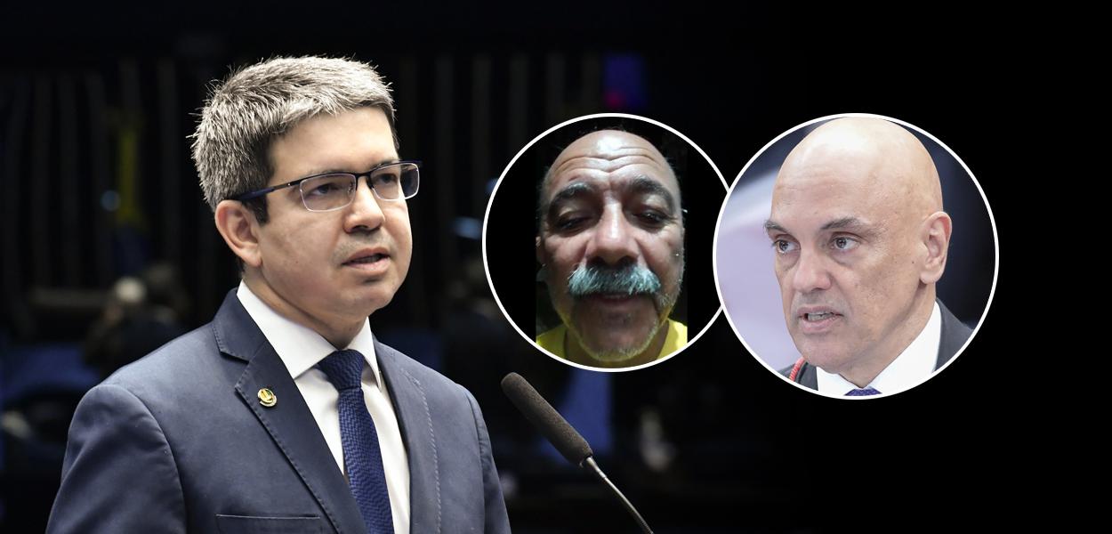 Randolfe Rodrigues, Antônio José Santos Saraiva e Alexandre de Moraes