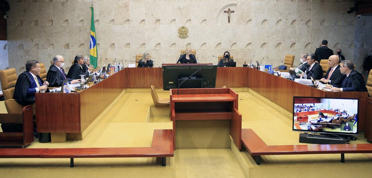 Sessão plenária do Supremo Tribunal Federal (STF)