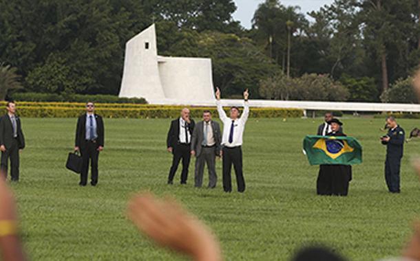 Jair Bolsonaro no Palácio do Alvorada