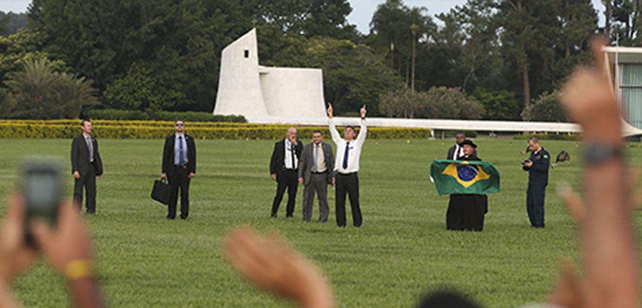 Jair Bolsonaro no Palácio do Alvorada