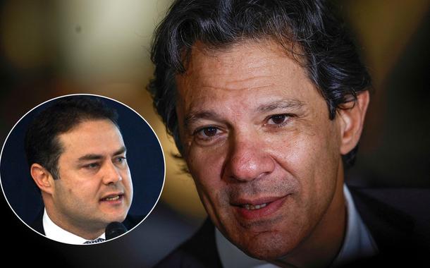 Renan Filho (à esq.) e Fernando Haddad