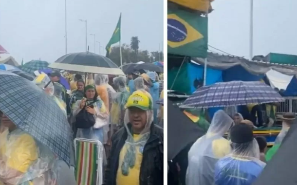 Acampamento bolsonarista em Brasília