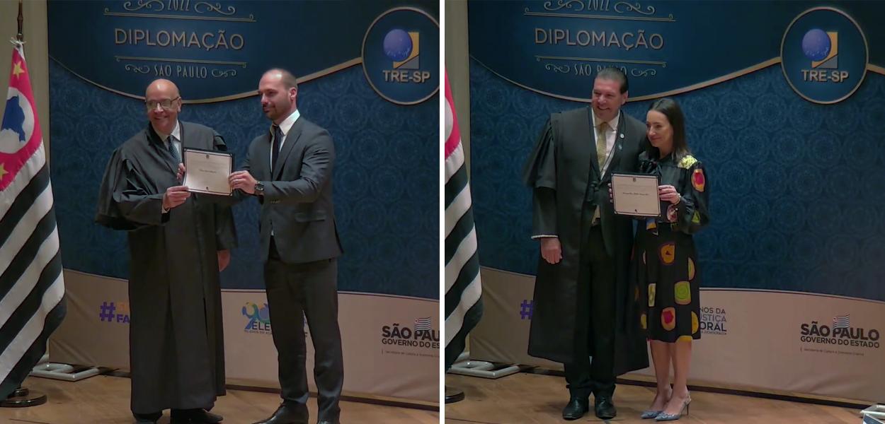 Diplomação de Eduardo Bolsonaro e Rosângela Moro