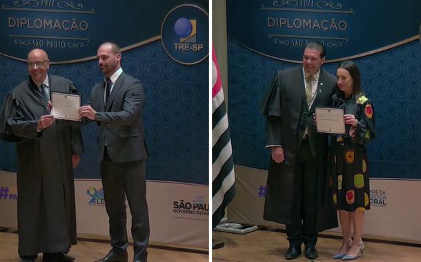 Diplomação de Eduardo Bolsonaro e Rosângela Moro