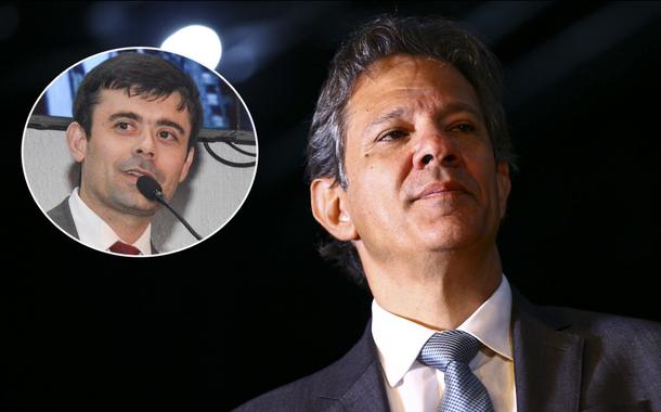 Rogério Ceron (círculo, na foto) e Fernando Haddad