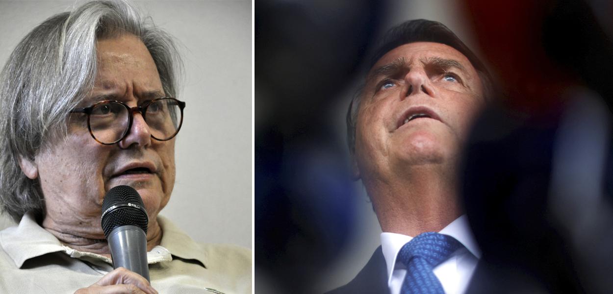 Paulo Moreira Leite e Jair Bolsonaro