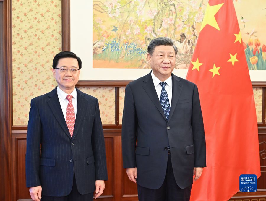 John Lee e Xi Jinping