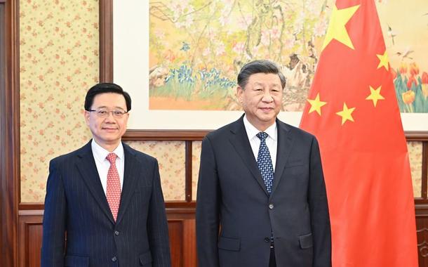 John Lee e Xi Jinping
