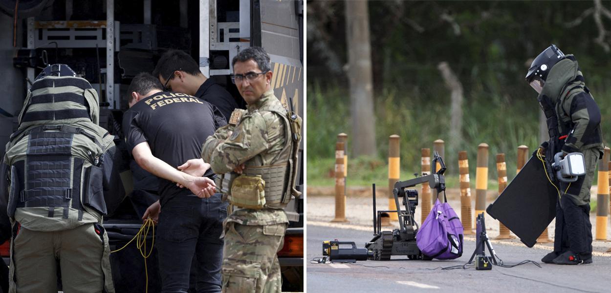 Polícia realiza ação antibomba perto do aeroporto de Brasília após descoberta de suposto artefato explosivo