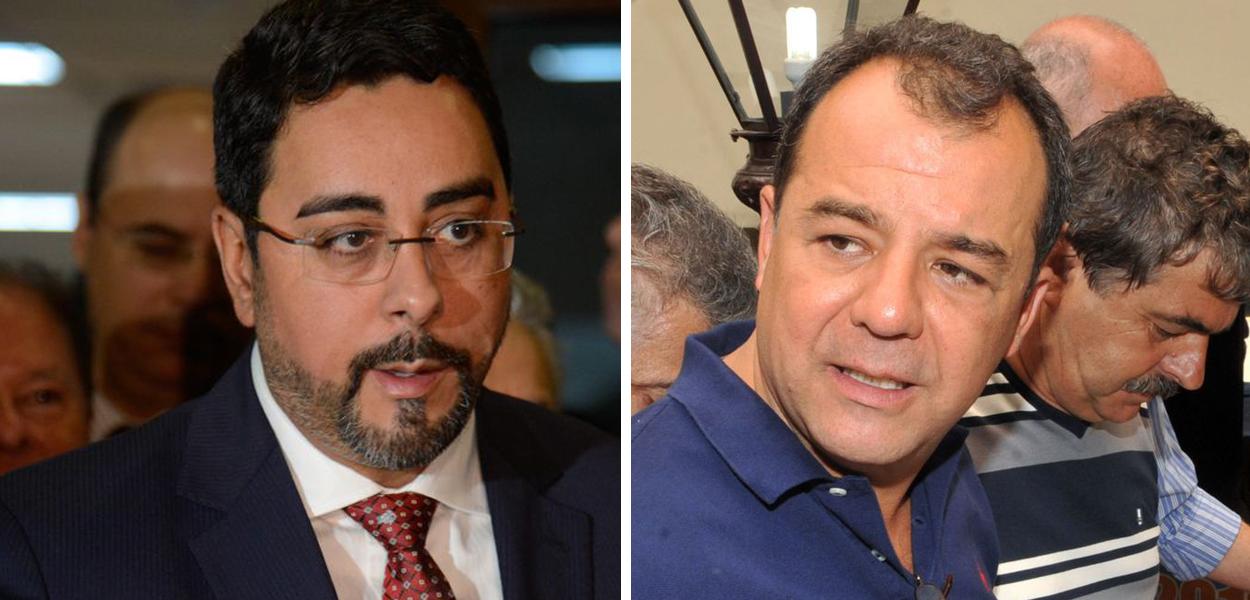 Marcelo Bretas (à esq.) e Sérgio Cabral