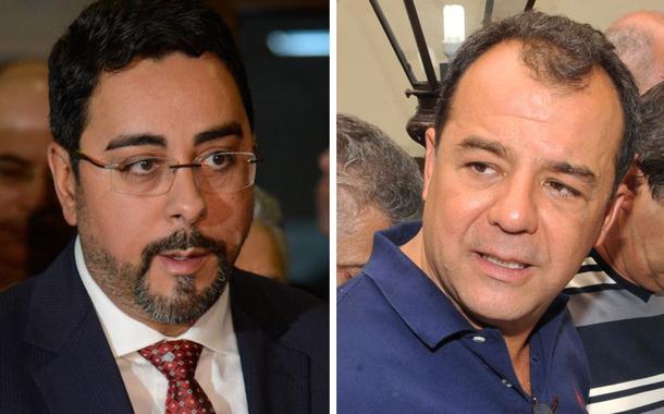Marcelo Bretas (à esq.) e Sérgio Cabral