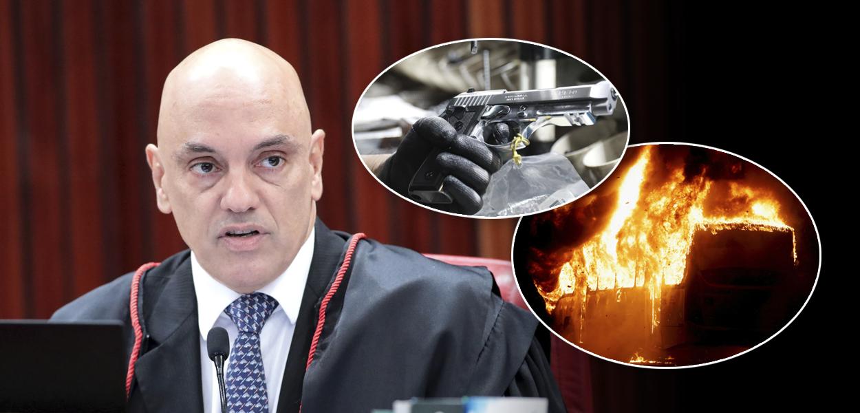 Alexandre de Moraes, arma e atentado terrorista em Brasília