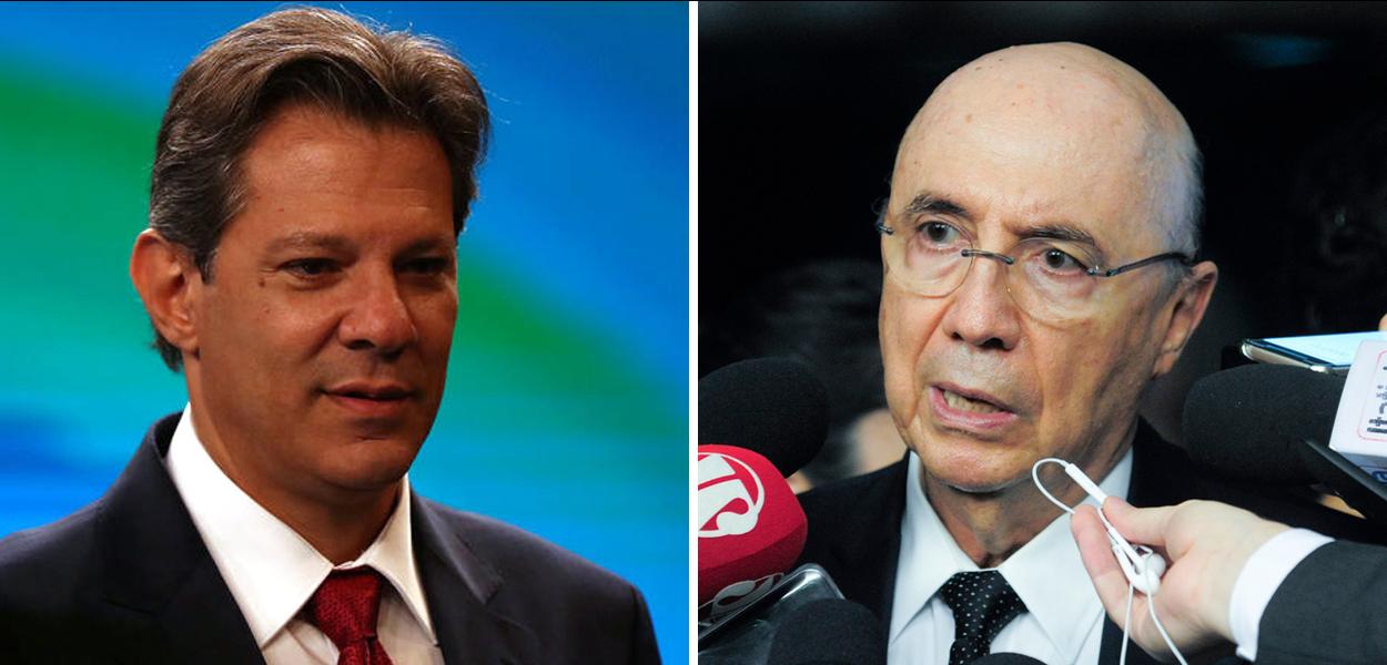 Fernando Haddad e Henrique Meirelles