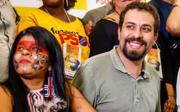 Sonia Guajajara e Guilherme Boulos