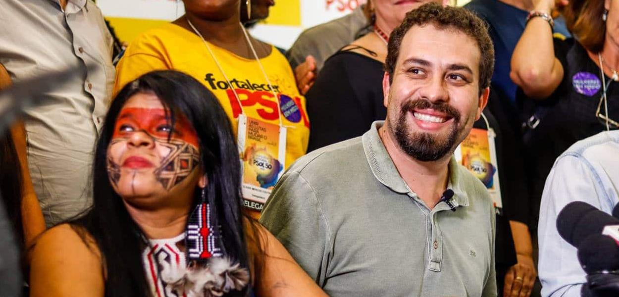 Sonia Guajajara e Guilherme Boulos