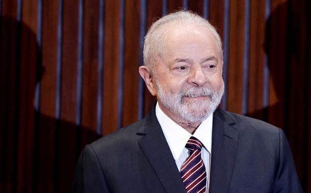 Presidente eleito Luiz Inácio Lula da Silva durante cerimônia de diplomação em Brasília