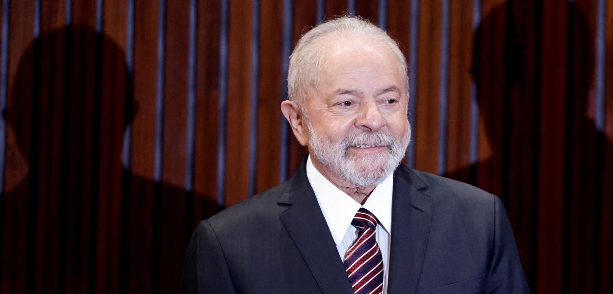 Presidente eleito Luiz Inácio Lula da Silva durante cerimônia de diplomação em Brasília