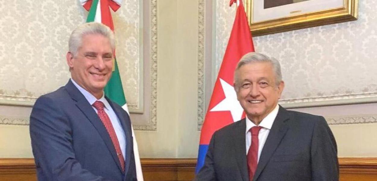 Díaz-Canel e López Obrador