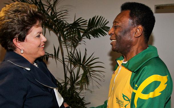 Dilma Rousseff e Pelé