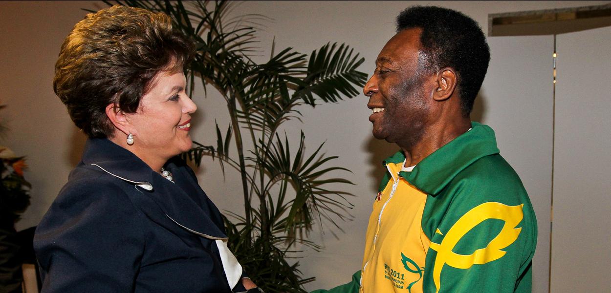 Dilma Rousseff e Pelé