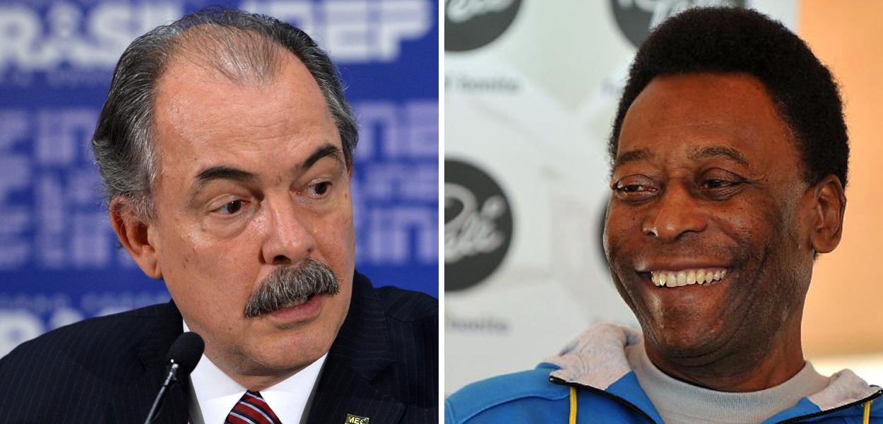 Alozio Mercadante e Pelé